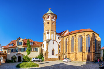 Obraz premium Deutschordenmünster Sankt Peter und Paul, Heilbronn, Baden-Württemberg, Deutschland 
