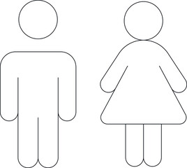 family icons couple  and woman