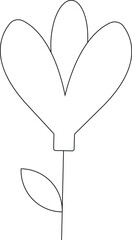 flowers icons plant and nature