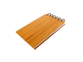 Isolated eco notebook on white background