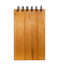 Isolated eco notebook on white background