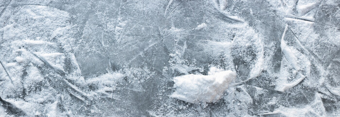 Ice surface and texture, winter ice wallpaper.
