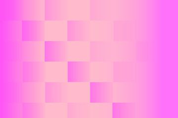 Pink gradient abstract background with transparency squares pattern. Vector illustration.