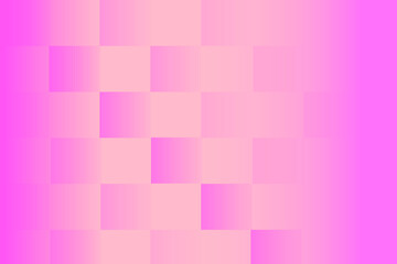 Pink gradient abstract background with transparency squares pattern. Vector illustration.