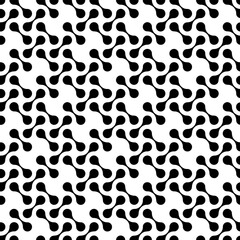 Full seamless modern geometric texture pattern for decor and textile. Black and white shape for textile fabric printing and wallpaper. Abstract multipurpose model design for fashion and home design