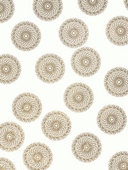 Gold mandalas on a white background, shiny ornaments on a white background, gold patterns on a white background, shiny drawings, gold sparkles