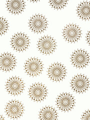 Gold mandalas on a white background, shiny ornaments on a white background, gold patterns on a white background, shiny drawings, gold sparkles