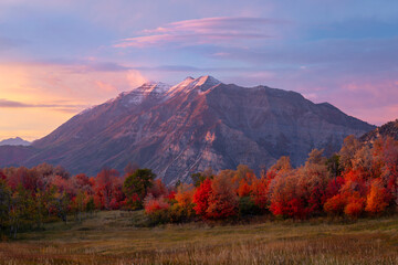 fall in the mountains