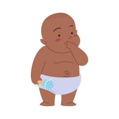 cute baby with rattle