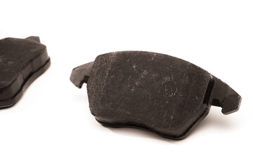 brake pads car details isolated on white background  - (mage