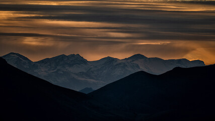 Beautiful landscape with view of Taurus (Toros) Mountains, Turkey.