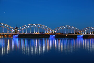 Dzelzceja tilts in Riga