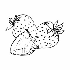 Fresh healthy food. Vegetarian healthy food. Natural product. Healthy organic vegan food. Vector icon. Healthy diet. 