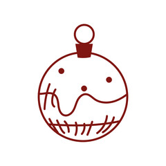 christmas ball linear
