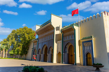 The Royal Palace of Fez in Morocco, Africa