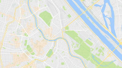 digital art map city of Vienna, Austria
