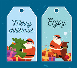 christmas season tags