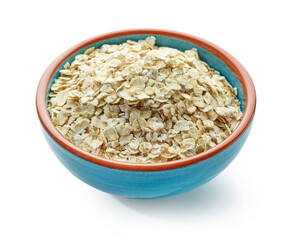 bowl of oat flakes