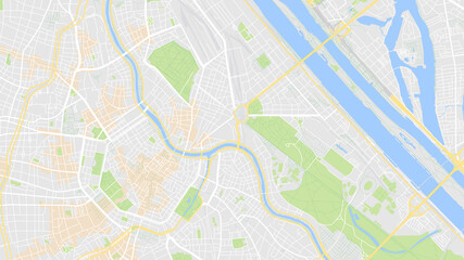 It is an original map of Vienna city. Modern city this a capital Austria.