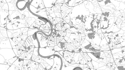 digital vector map city of Duseldorf. You can scale it to any size.