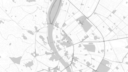 Naklejka premium vector map city of Budapest. modern map city for your project. Map city of Budapest the capital of Romania
