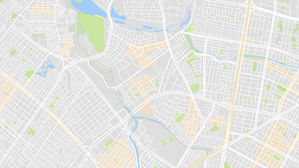Obraz premium digital vector map city of bogota. You can scale it to any size.