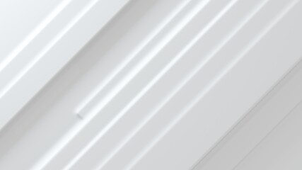 Obraz premium White convex background made of anti-aliased geometry. 3d rendering