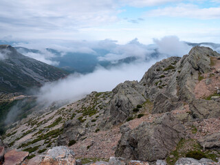 Fototapeta na wymiar Alpine landscape at the Sierra de Francia mountains.
