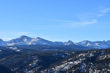 Fototapeta premium snow covered mountains