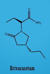 Brivaracetam is used to treat partial-onset seizures with or without secondary generalisation, in combination with other antiepileptic drugs. 