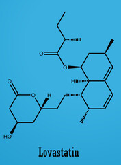 Lovastatin, sold under the brand name Mevacor among others, is a statin medication, to treat high blood cholesterol and reduce the risk of cardiovascular disease