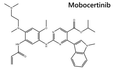 Mobocertinib, sold under the brand name Exkivity, is used for the treatment of non-small cell lung cancer.