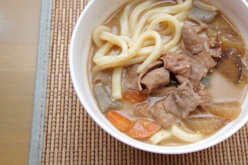 牛モツ煮込みウドン