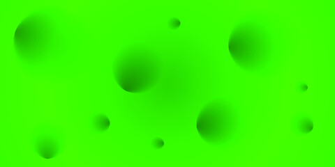 background with green bubbles particle