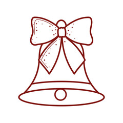 christmas bell and bow
