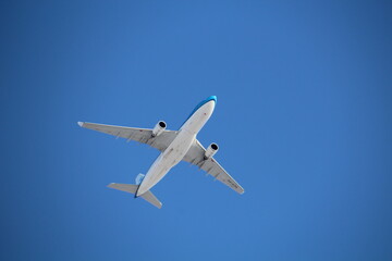 airplane in the sky