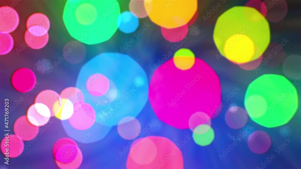 Aufkleber blurred circles with 3d render with festive soft glow. creative bubbles rushing in rush of energy. c