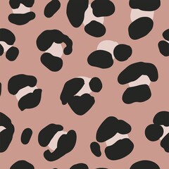 Safari - Animal Print vector illustrations. Seamless pattern. Abstract pattern - leopard