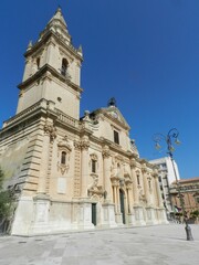 Ragusa, Sicily, Cathedral of San Giovanni, Oblique View