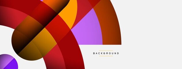 Obraz premium Trendy shapes, color minimal design composition, lines and shadows for wallpaper banner background or landing page