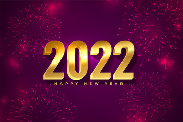 happy new year 2022 celebration holiday background