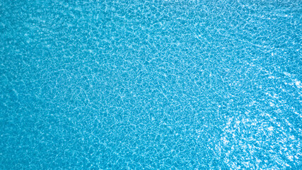 High aerial view of the beautiful seascape on tropical summer, Ocean view with sunlight of a shining expanse of water.