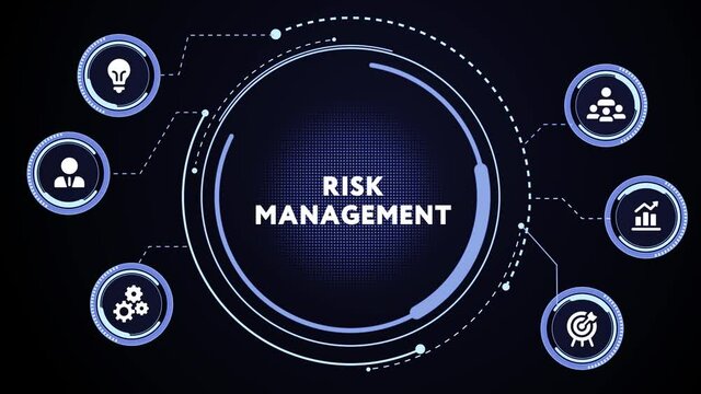 Risk Management and Assessment for Business Investment Concept. Business, Technology, Internet and network concept.