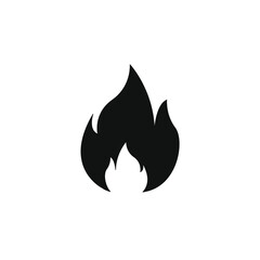 Fire flame icons symbol vector elements for infographic web