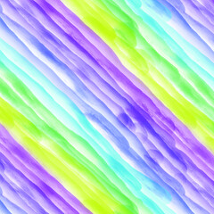 Watercolor rainbow seamless pattern background