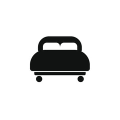 bed icons symbol vector elements for infographic web