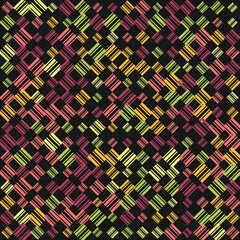 Abstract Geometric Pattern generative computational art illustration