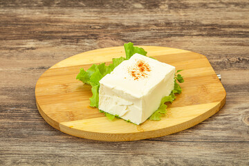 Greek traditional soft feta cheese