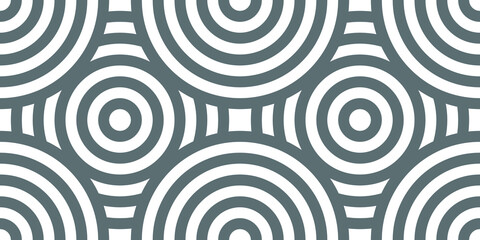 Abstract lines geometric seamless pattern. Rounded pattern. Vector repeat endless fabric background. 