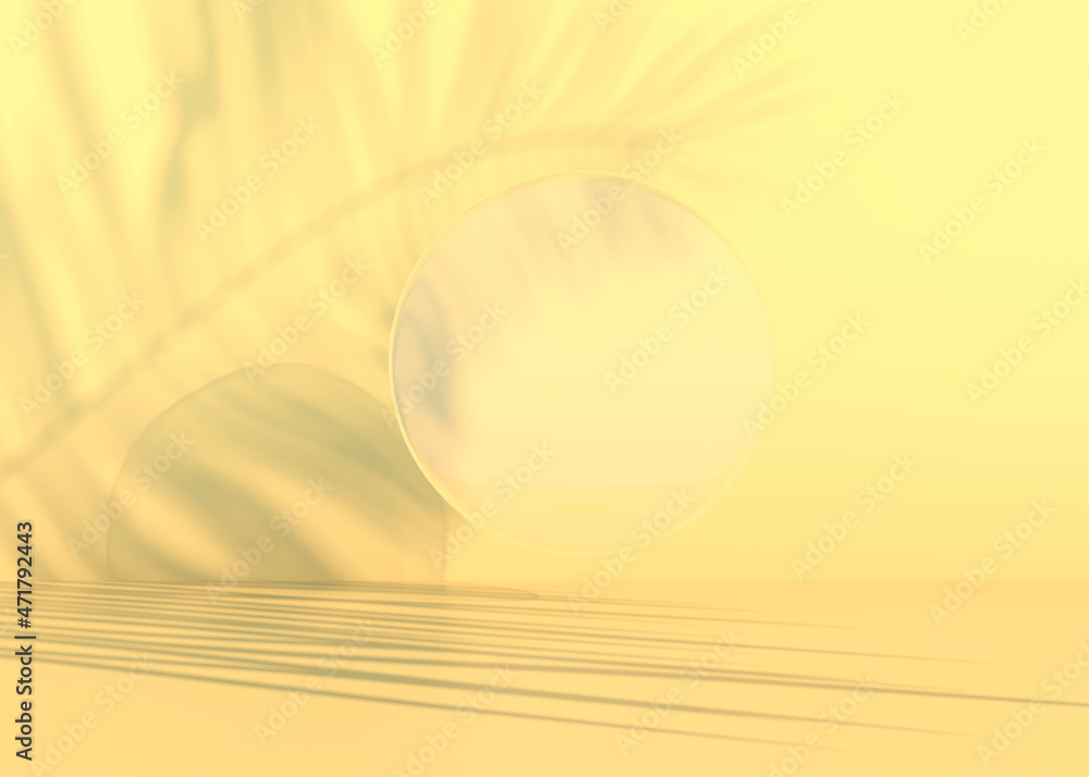 Poster abstract background for product presentation. empty scene with shadows. 3d rendering.